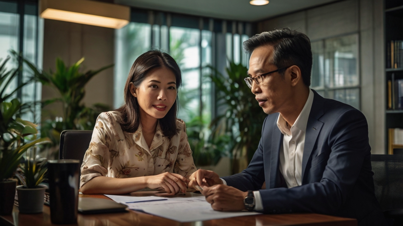 Financial experts working together